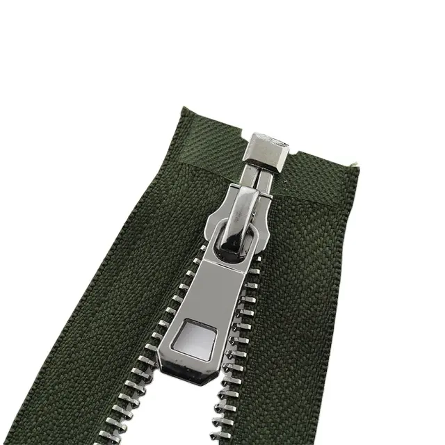 Custom Automatic Lock Open-End Metal Zipper Factory Price