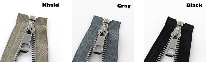 Open-End Metal Zipper