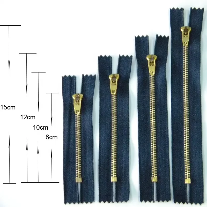 Custom Semi-Automatic Locking Closed End Metal Zipper Factory