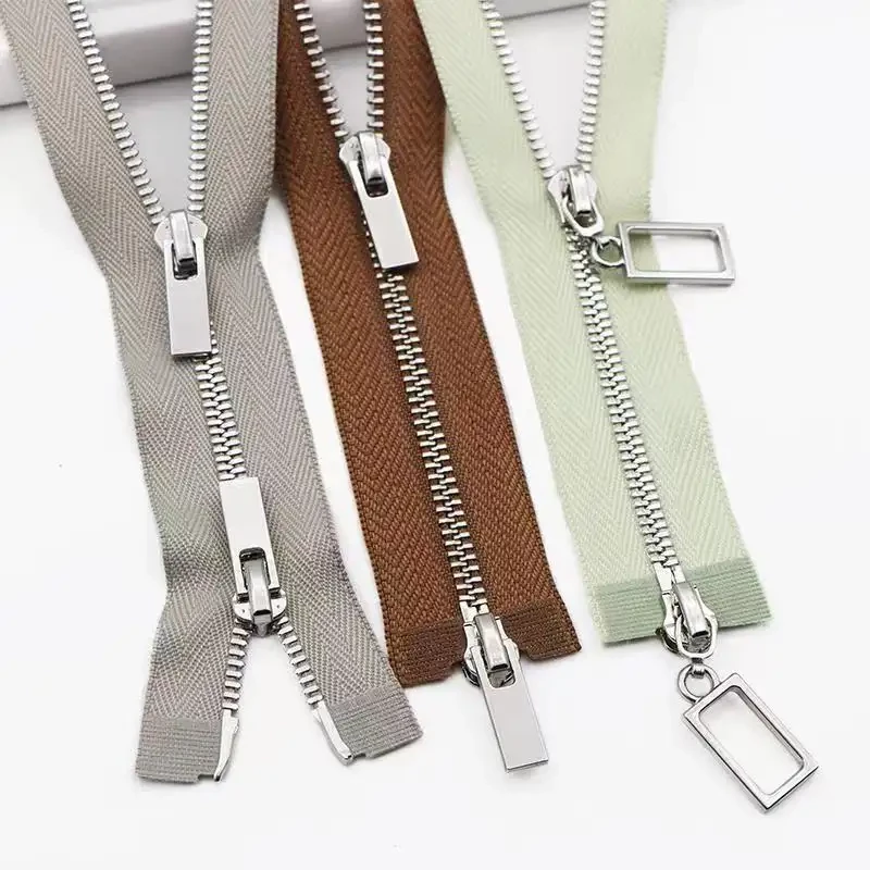 Factory Custom 2-Way Open End Metal Zippers Price