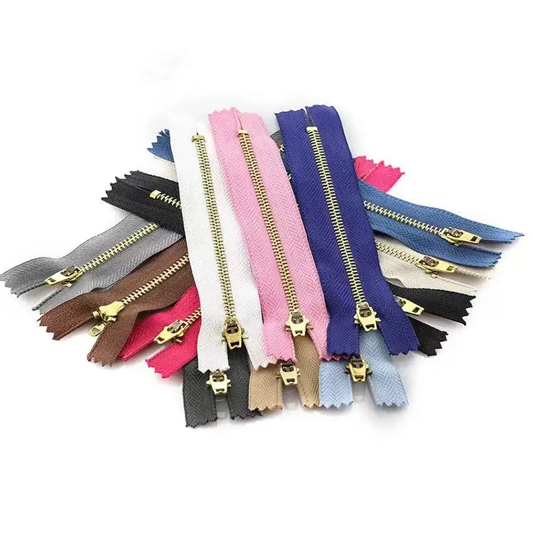 Custom Size #3 #4 #5 Closed End Metal Zipper Factory