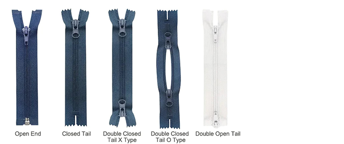 Plastic zipper opening type