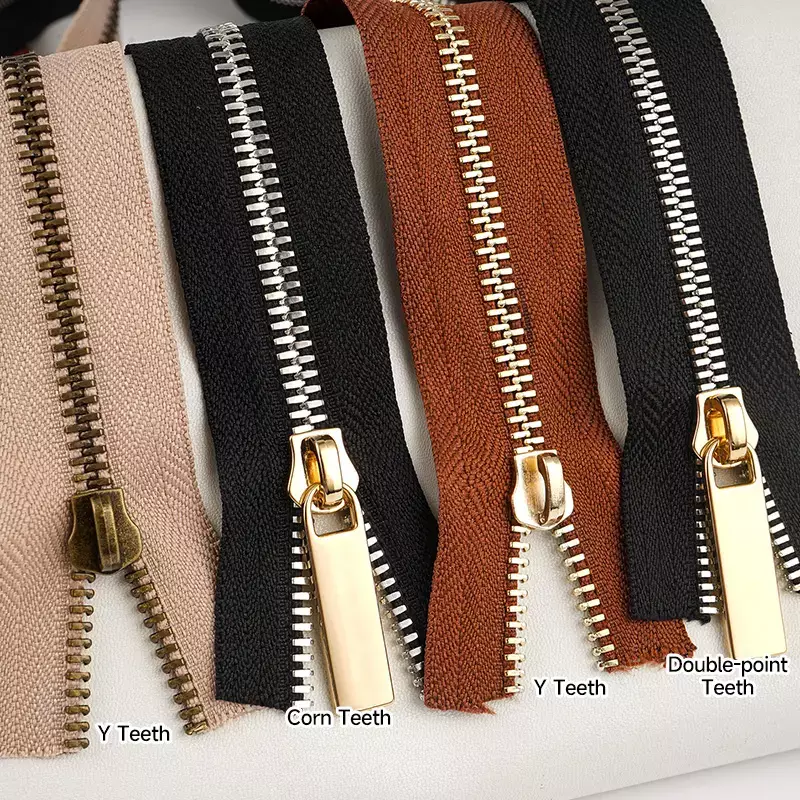 Custom Colored Brass Metal Zipper China Factory Price