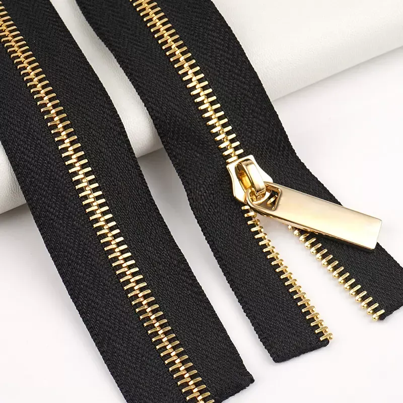 Custom Colored Brass Metal Zipper China Factory Price