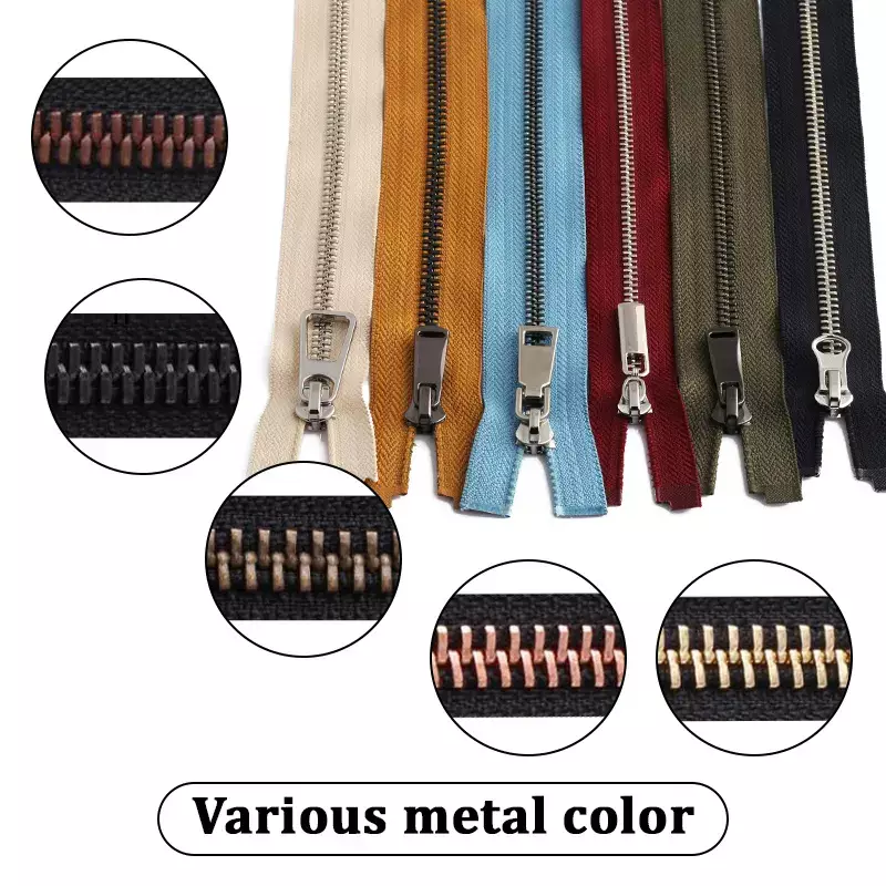 Custom High Quality Opening Metal Zipper Nickel-Free, Lead-Free, Eco-Friendly